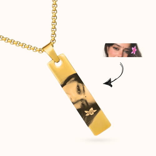 PHOTO PRINTED NECKLACE