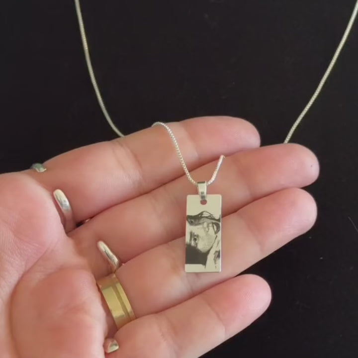 PHOTO PRINTED NECKLACE