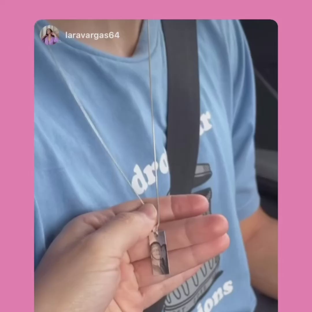 PHOTO PRINTED NECKLACE