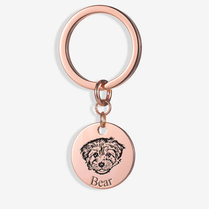 Pet Face Keychain